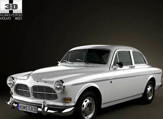 3D model of Volvo Amazon coupe 1961