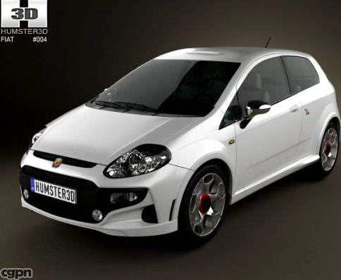 Fiat Punto Evo Abarth3d model