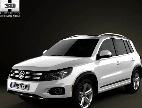 3D model of Volkswagen Tiguan Track &amp; Style R-Line US 2013