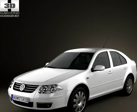 3D model of Volkswagen Bora Classic