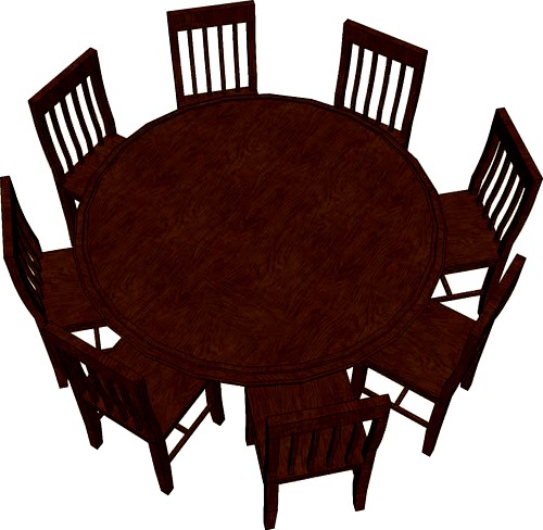 Round Dining Table