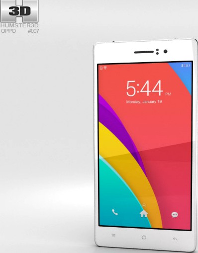 3D model of Oppo R5 Silver
