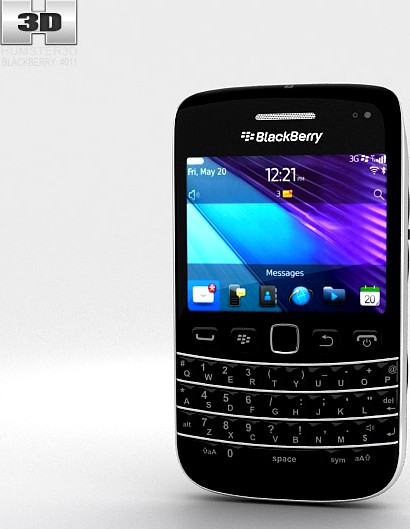 3D model of BlackBerry Bold 9790