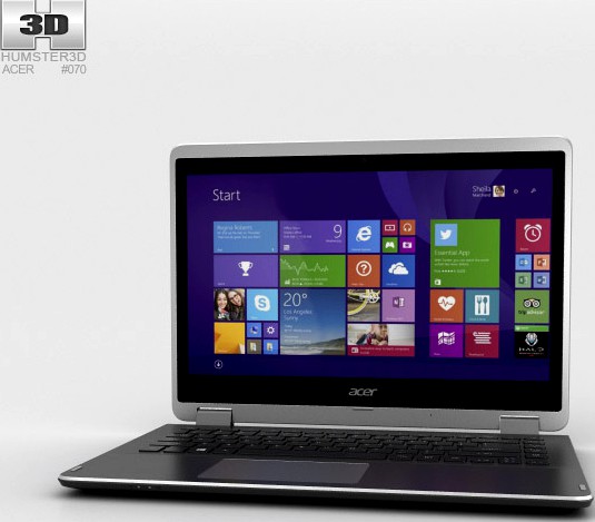 3D model of Acer Aspire R14