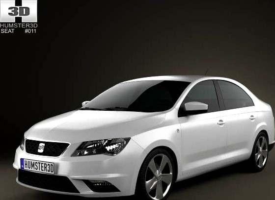 3D model of Seat Toledo Mk4 2012