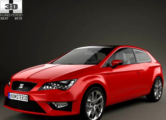3D model of Seat Leon SC FR 2013