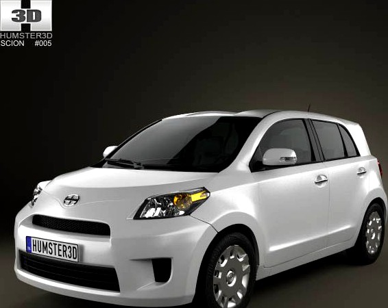 3D model of Scion xD 2012