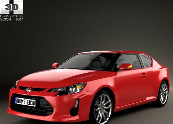 3D model of Scion tC 2014