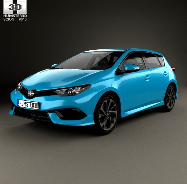 3D model of Scion iM 2016