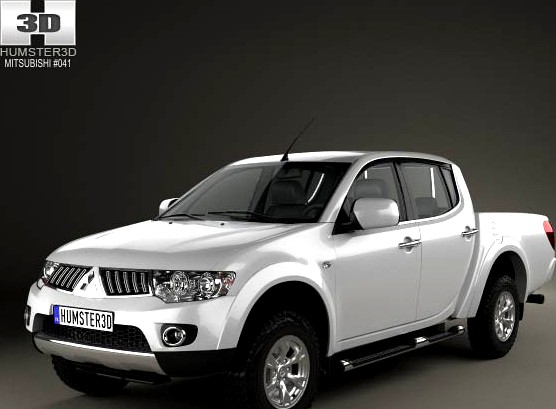 3D model of Mitsubishi L200 Triton Double Cab 4Life 2012