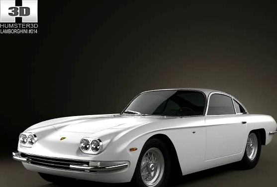 3D model of Lamborghini 400GT 1966