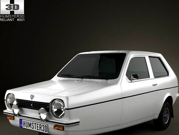 3D model of Reliant Robin 1973