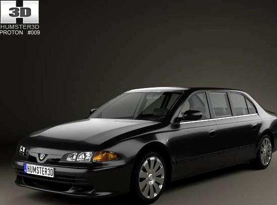3D model of Proton Perdana Grand Limousine 2004