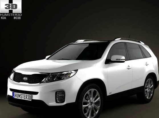 3D model of Kia Sorento XM 2012