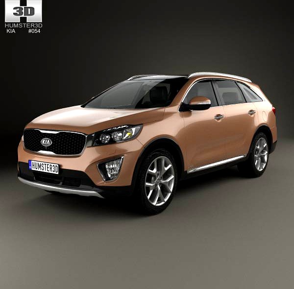 3D model of Kia Sorento UM 2015