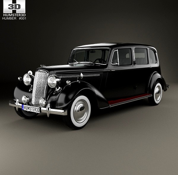 3D model of Humber Pullman Limousine 1945