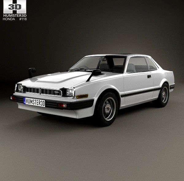 3D model of Honda Prelude 1978