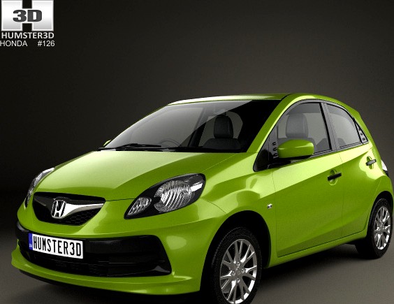 3D model of Honda Brio 2012