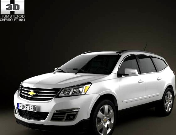 3D model of Chevrolet Traverse 2013