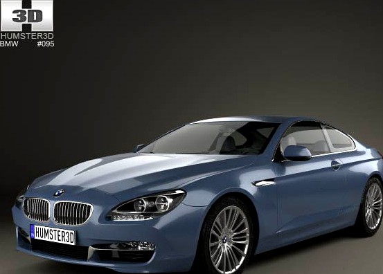 3D model of BMW 6 Series (F13) Coupe 2012