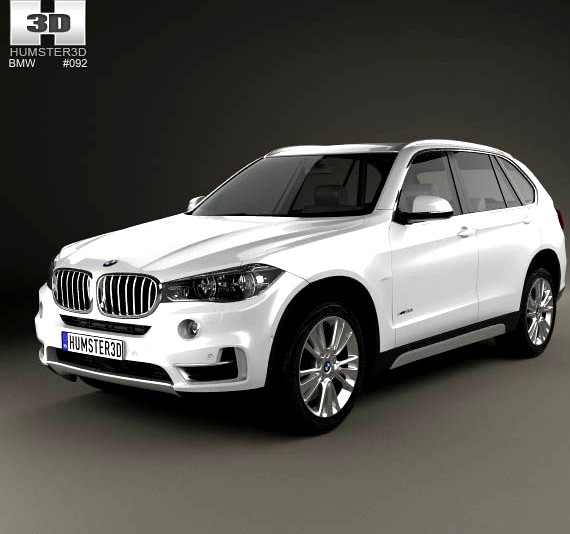 3D model of BMW X5 (F15) 2014