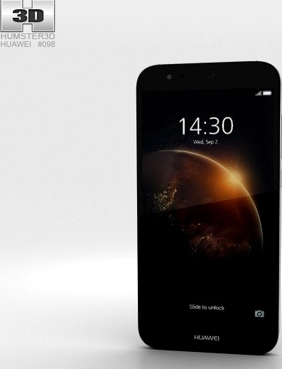 3D model of Huawei G8 Black
