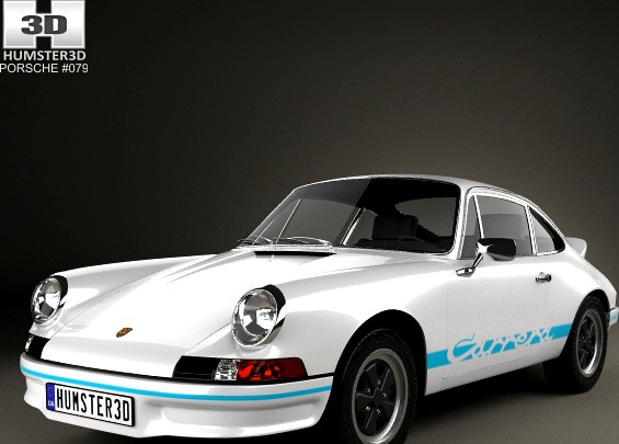 3D model of Porsche 911 Carrera RS Sport (911) 1972