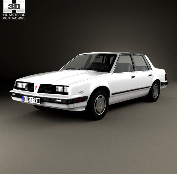 3D model of Pontiac 6000 STE 1983