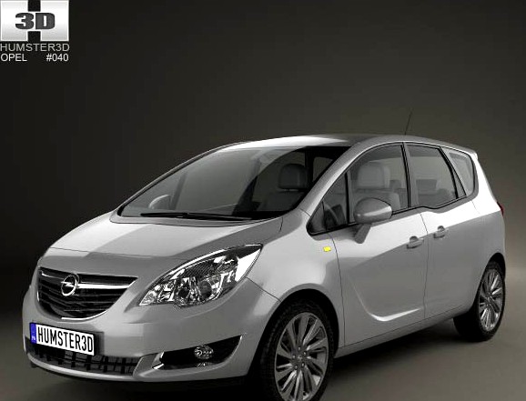 3D model of Opel Meriva (B) 2013