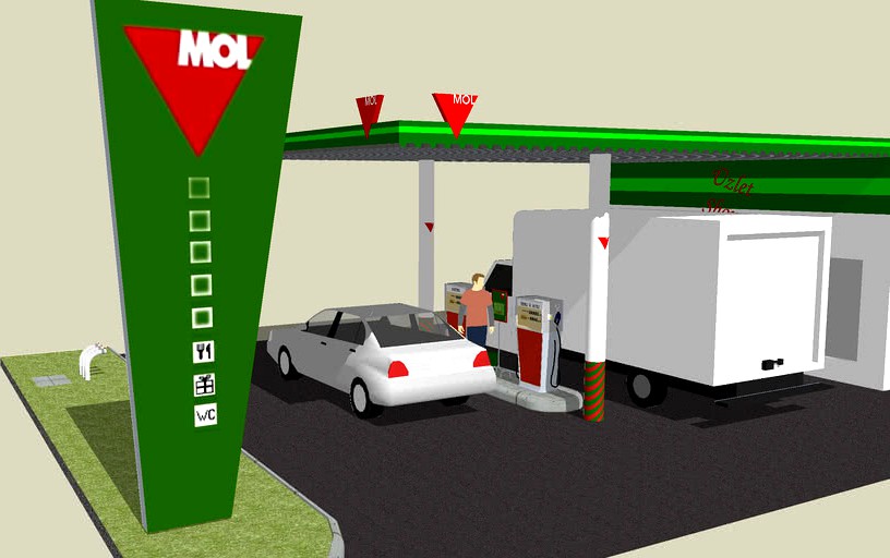 MOL Gasstation from the '80
