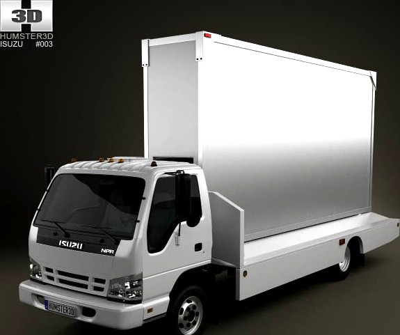 3D model of Isuzu NPR Billboard 2011