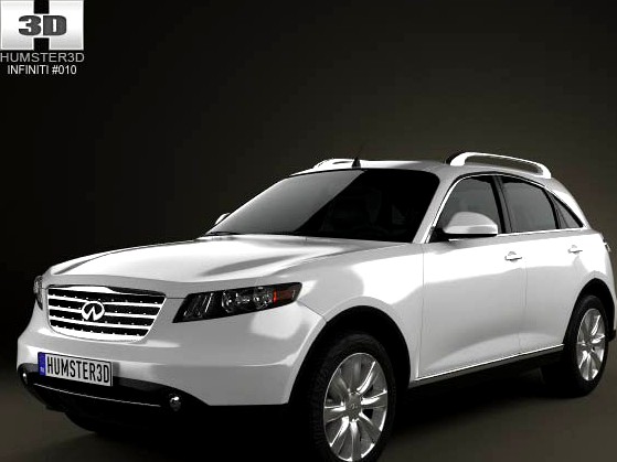 3D model of Infiniti FX 2003