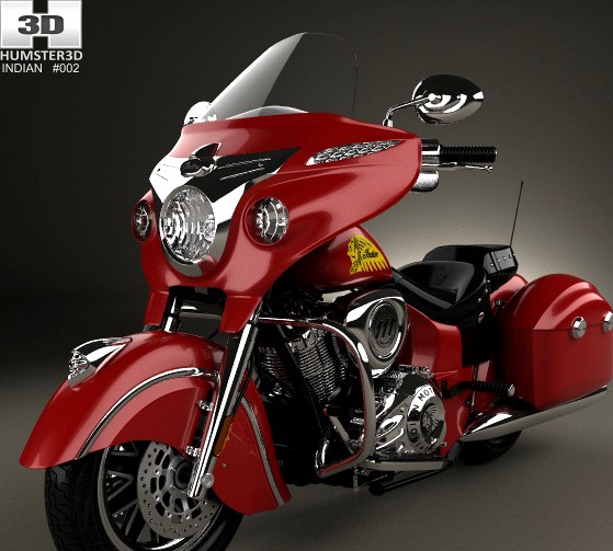 3D model of Indian Chieftain 2015