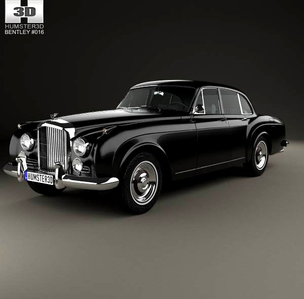 3D model of Bentley S2 Continental Flying Spur 1959