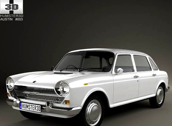 3D model of Austin 1800 1964