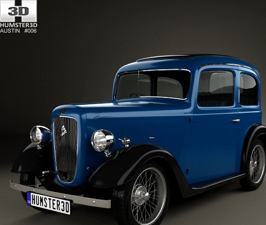 3D model of Austin 7 Ruby 1934
