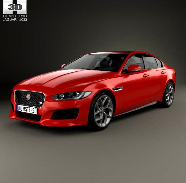 3D model of Jaguar XE S 2015