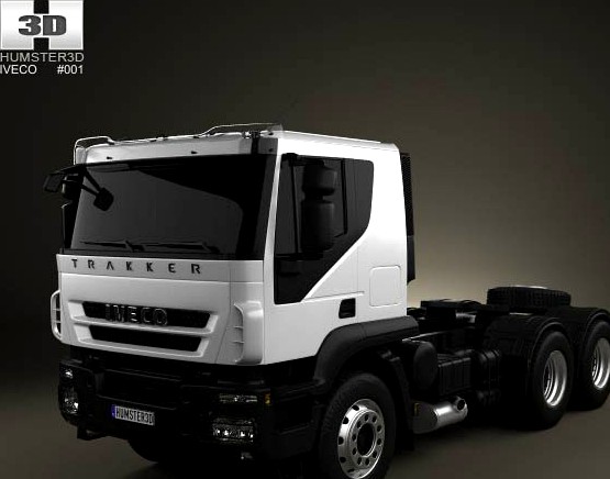 3D model of Iveco Trakker Tractor 2012