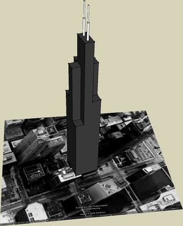 The Sears Tower 3d model