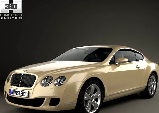 3D model of Bentley Continental GT 2007