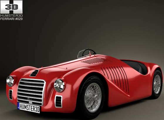 3D model of Ferrari 125 S 1947