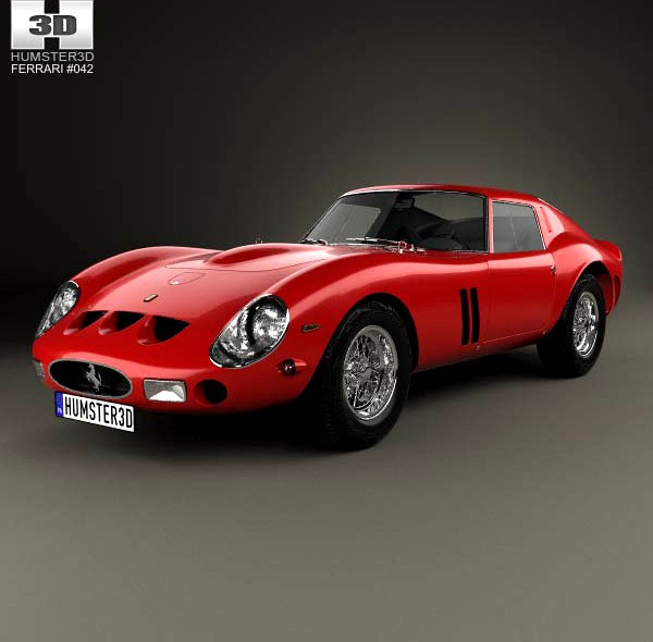 3D model of Ferrari 250 GTO (Series I) 1962