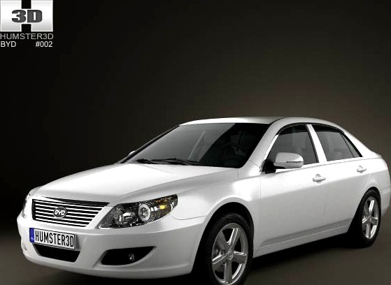 3D model of BYD F6 2012