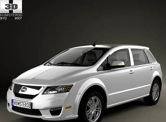 3D model of BYD e6 2011