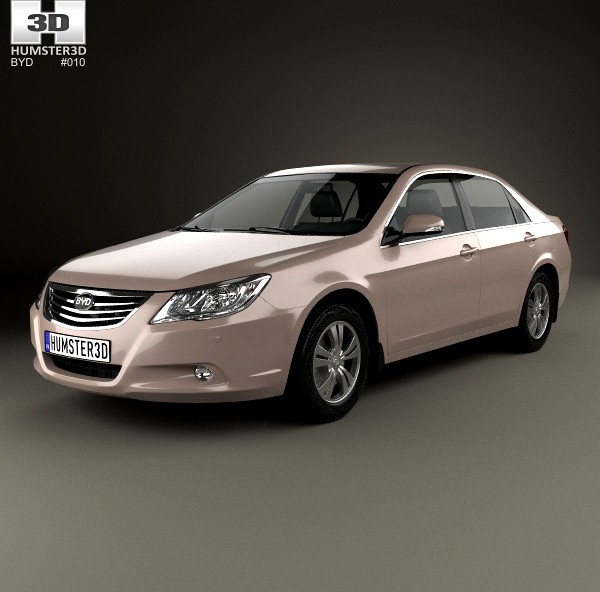 3D model of BYD G6 TID 2012