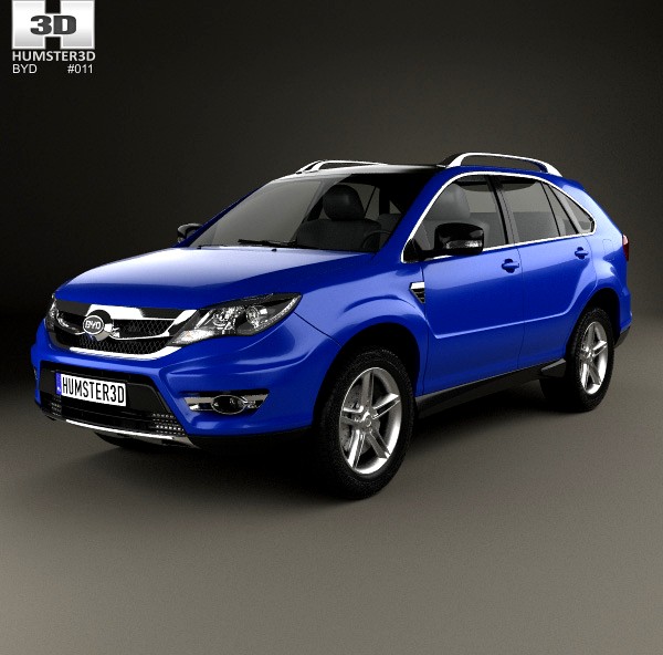 3D model of BYD S7 2015