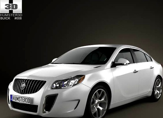 3D model of Buick Regal GS 2012