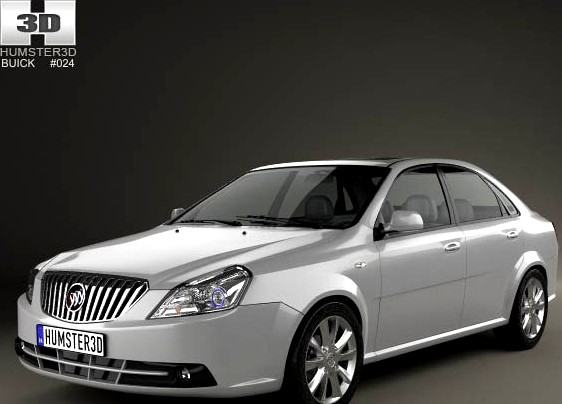 3D model of Buick Excelle 2013