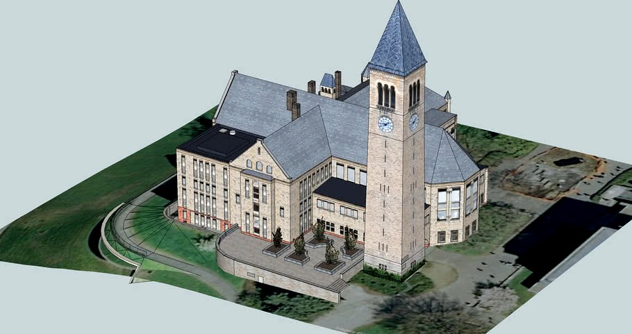 Cornell University - Uris Library, McGraw Tower