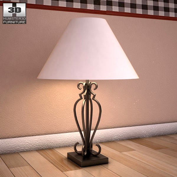 3D model of Ashley Huey Vineyard Table Lamp